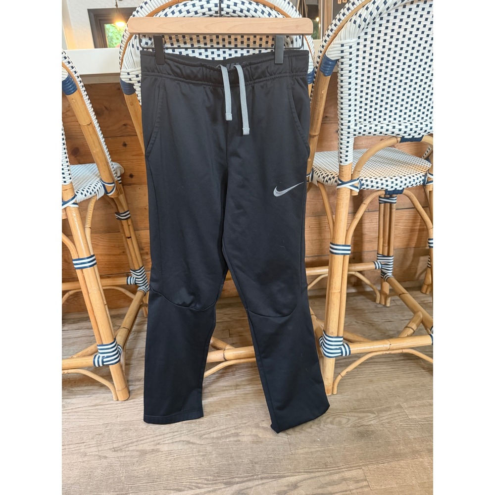 Nike Kids Dri-FIT Black Athletic Training Pants Youth XL Joggers